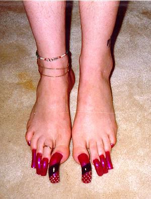 toenails super foot nasty nails feet gross toe toes really does even nail iris bearded than flops flip bitch mans