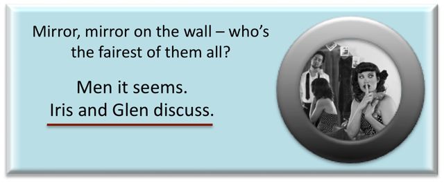 mirror mirror: Glen and Iris discuss In The Powder Room 